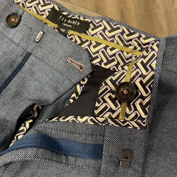 Ted Baker London chino cotton-linen-viscose - Picture 2 of 4